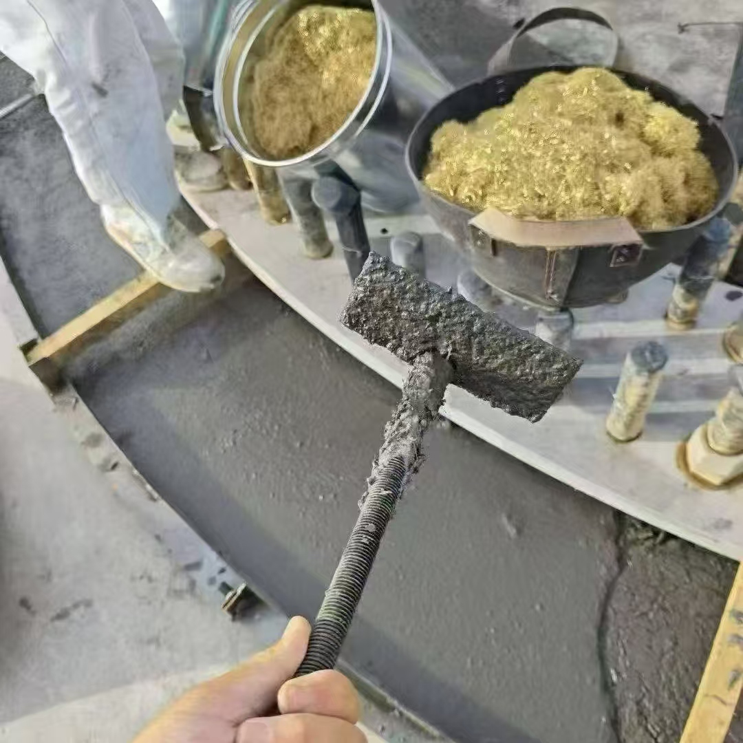 梁子湖C120钢纤维高强无收灌浆料 轧机压缩机汽轮机发电机锻压设备底座灌浆材料